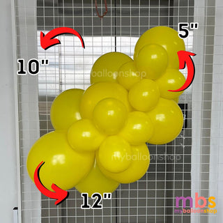 10” - 50pcs Yellow