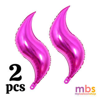 2pcs S-Shaped-Pink