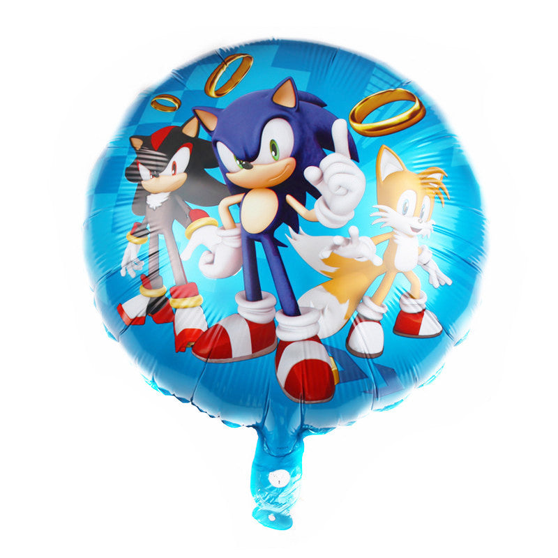 Sonic Character Balloons Foiled Cartoon