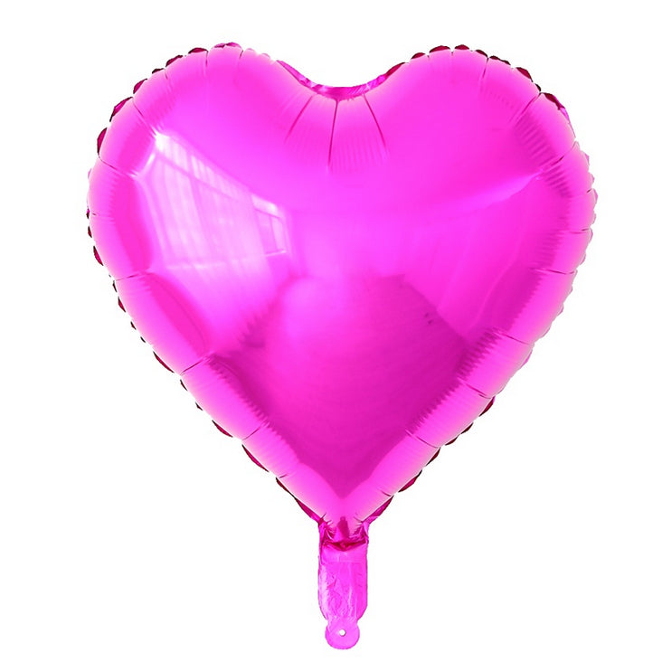 [10 pcs] Wholesale 18 inch Love Heart Foil Balloons (18L)