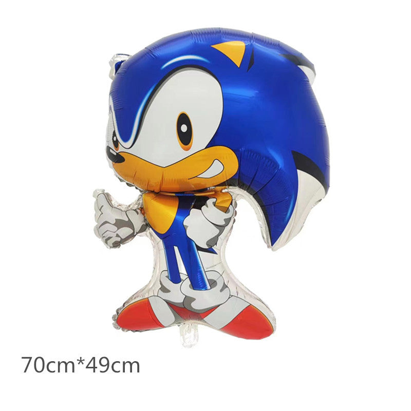 Sonic Character Balloons Foiled Cartoon