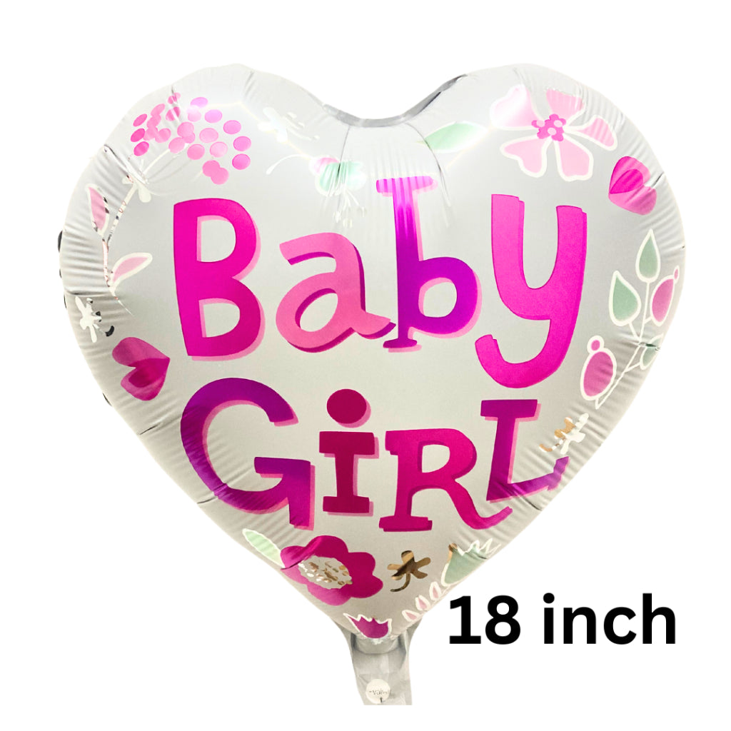 Baby Girl Baby Boy Balloon Foil 18 inch