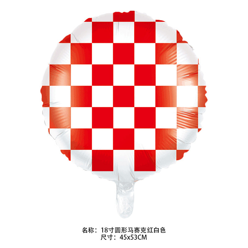 18 inch Checkred Stripes Pattern