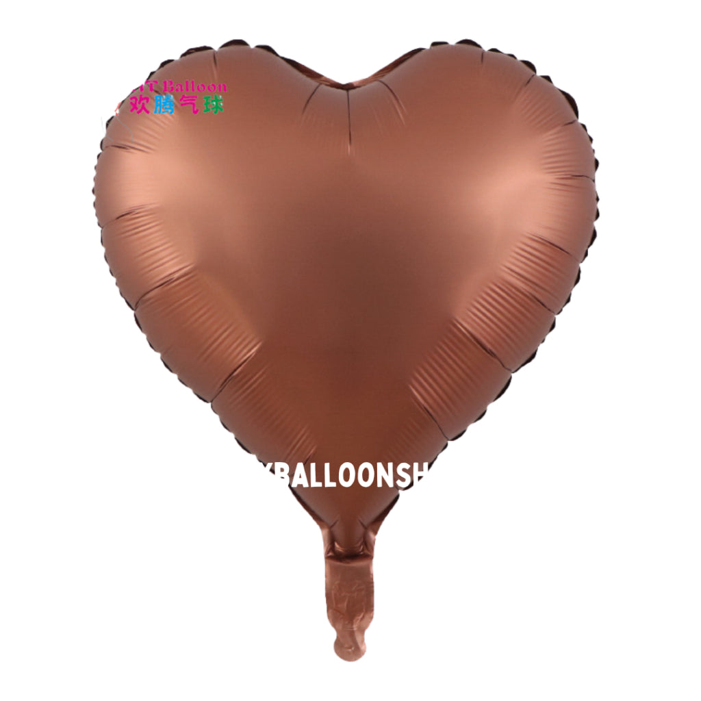 [10 pcs] Wholesale 18 inch Love Heart Foil Balloons (18L)