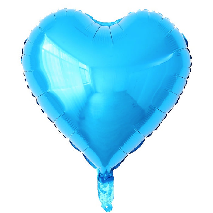 [10 pcs] Wholesale 18 inch Love Heart Foil Balloons (18L)