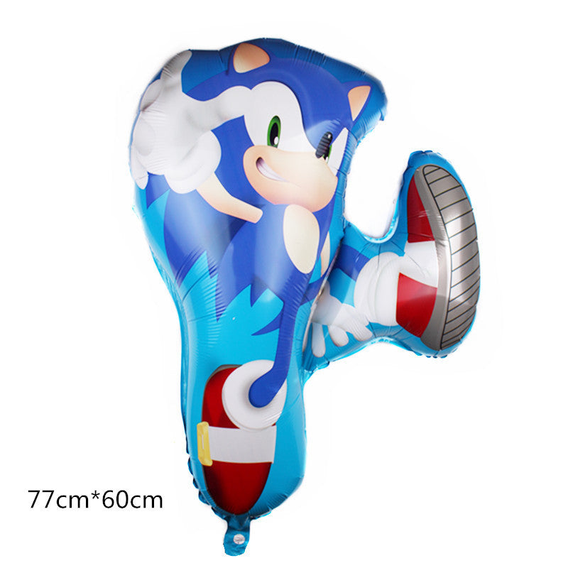 Sonic Character Balloons Foiled Cartoon