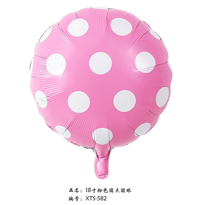 18 inch Polka Dots Foiled Balloons