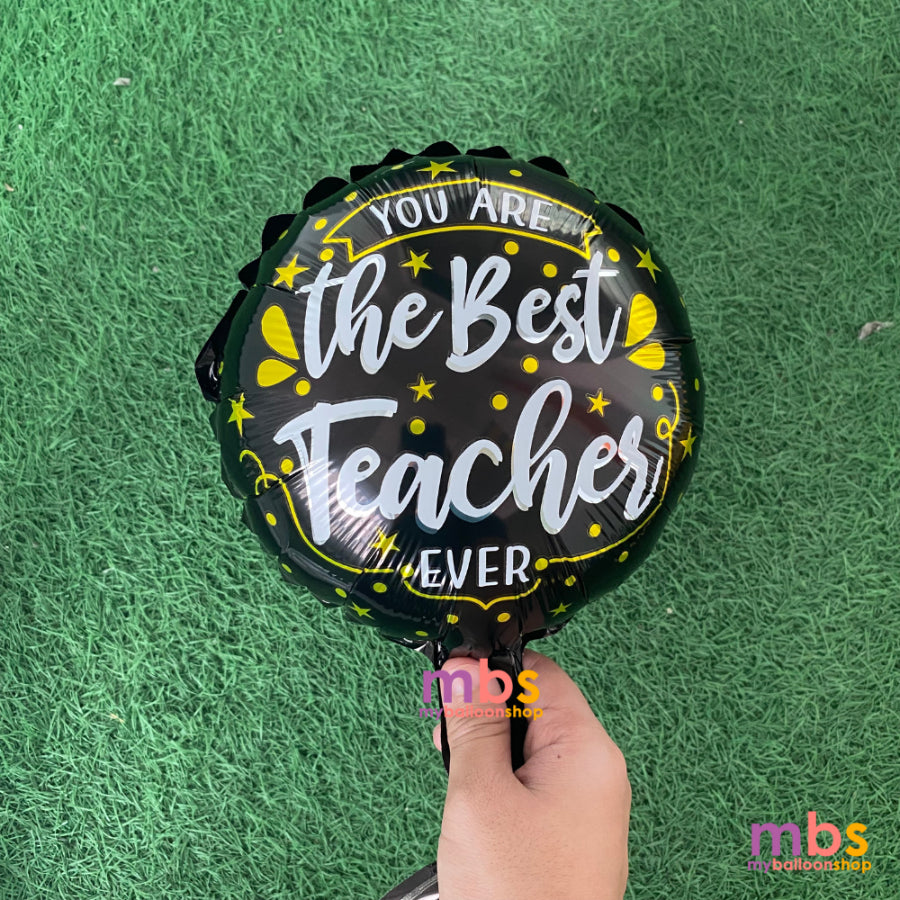 Happy Teacher Day 10 inch Foil Balloons Belon Hari Guru