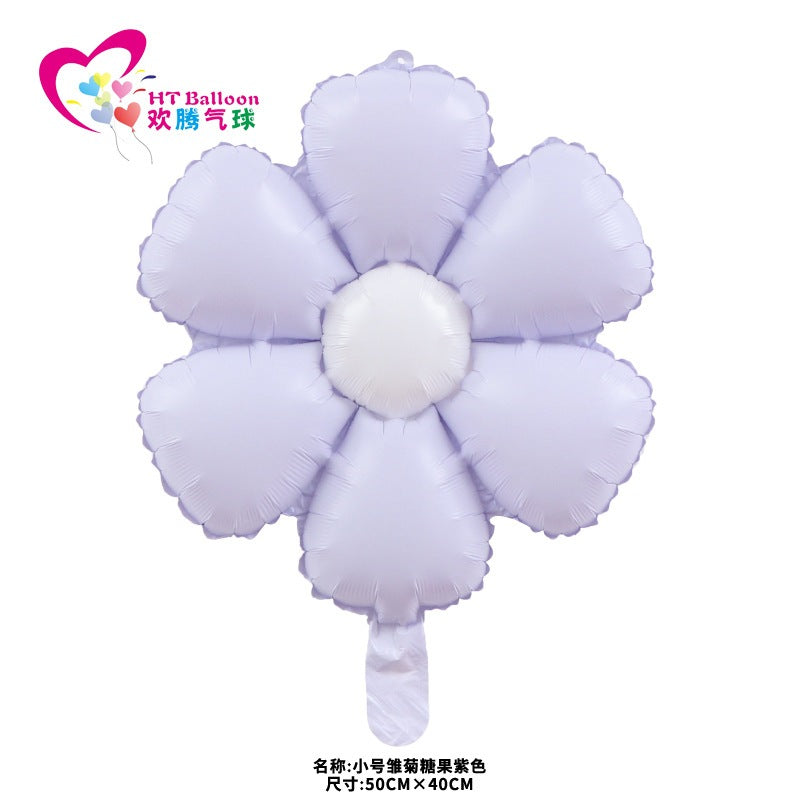 PASTEL DAISY Color Flower Balloons