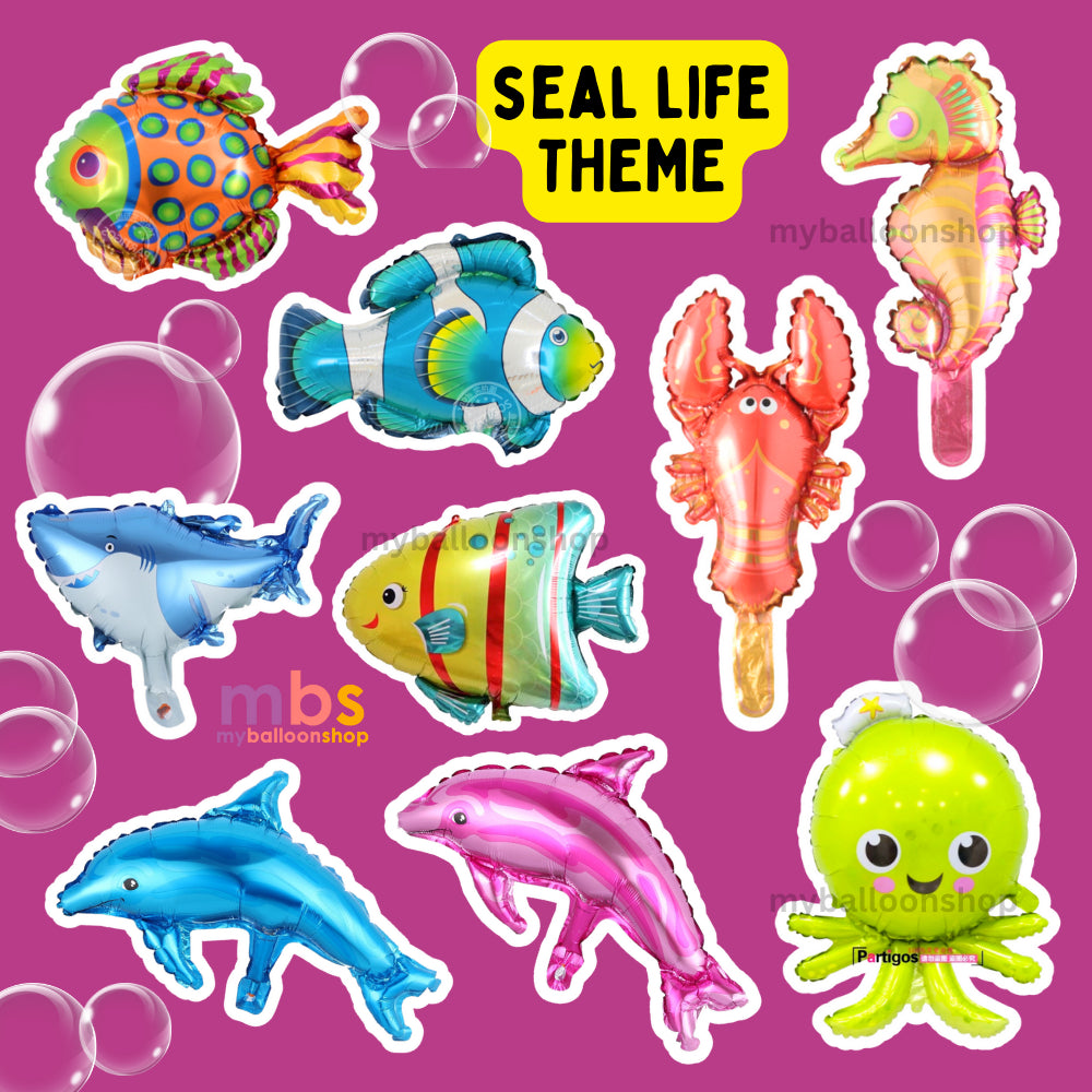 【Small Size】Sea Ocean Fish Balloons