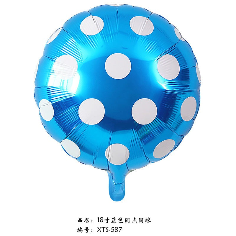 18 inch Polka Dots Foiled Balloons