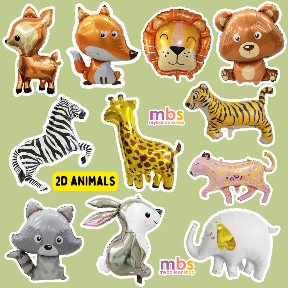 (Large Size) Animals Jungle Safari Woodland