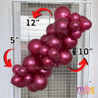 Metallic Maroon