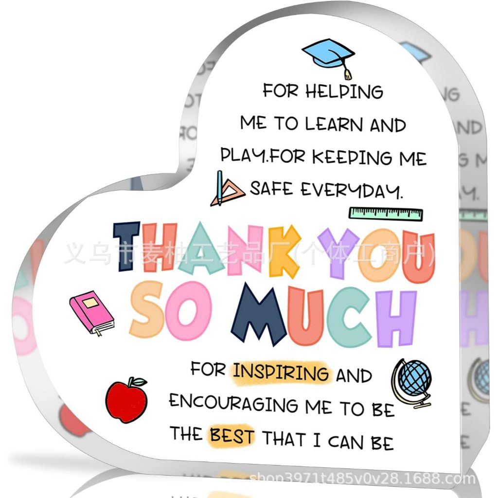 Acrylic Plak Teacher's Day