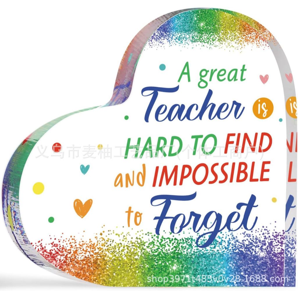 Acrylic Plak Teacher's Day