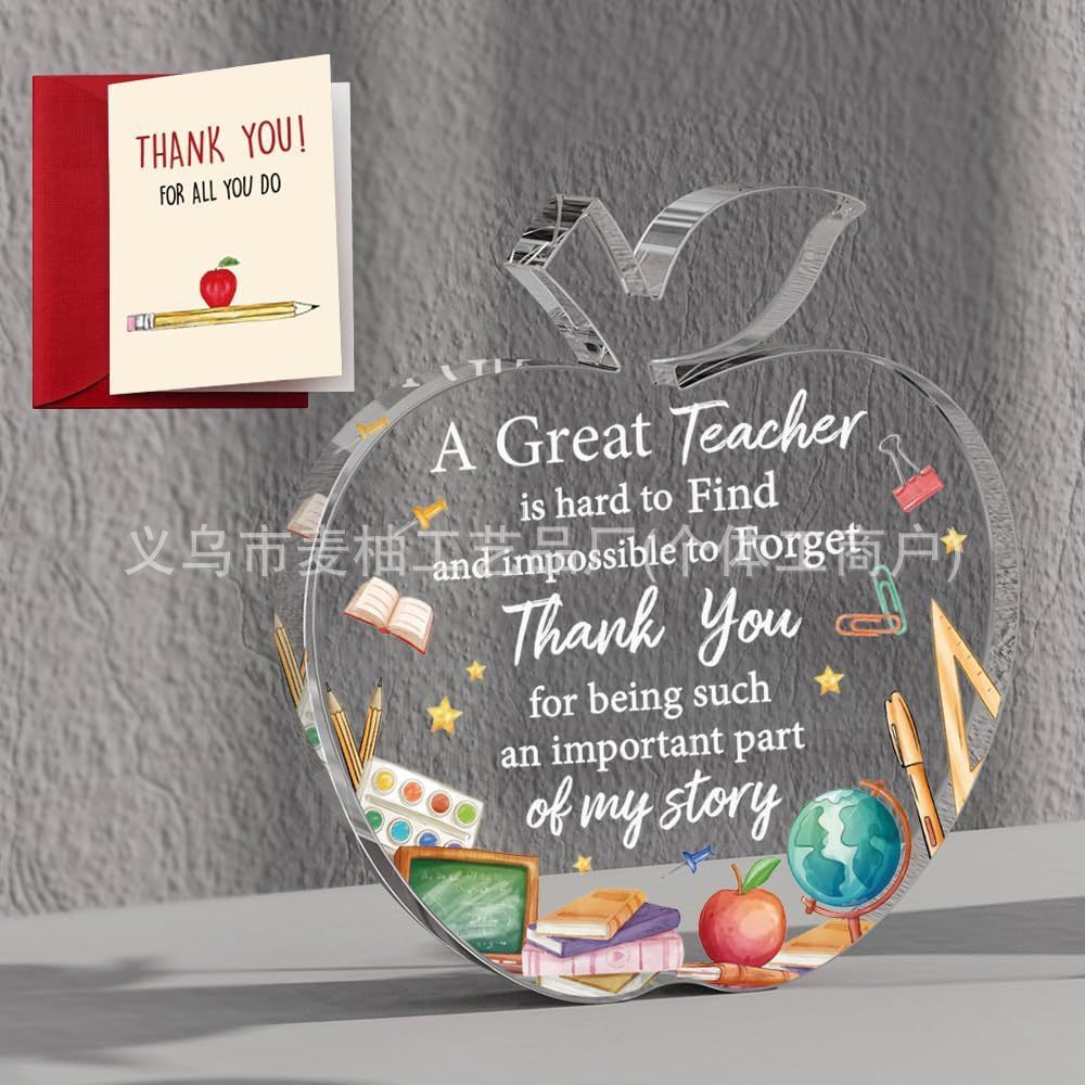 Acrylic Plak Teacher's Day