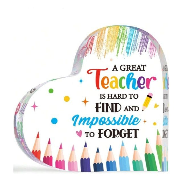 Acrylic Plak Teacher's Day