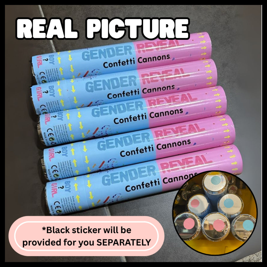 Gender Reveal Party Popper