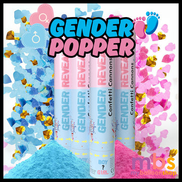 Gender Reveal Party Popper