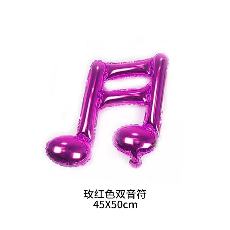 Retro 60's Theme Balloons Music Balloons