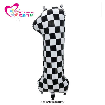 【40 INCH】Race Number Balloons