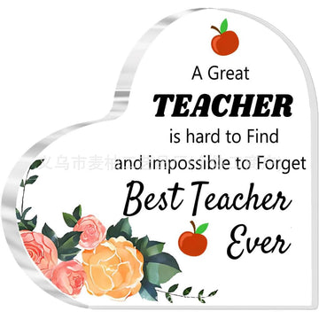 Acrylic Plak Teacher's Day