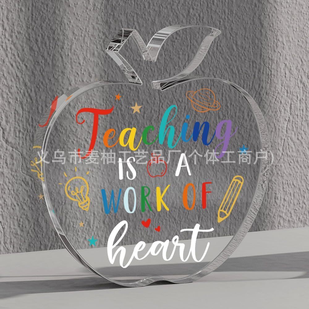 Acrylic Plak Teacher's Day