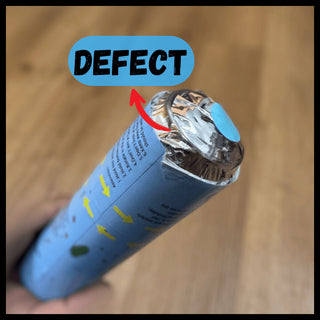 Defected Blue Popper