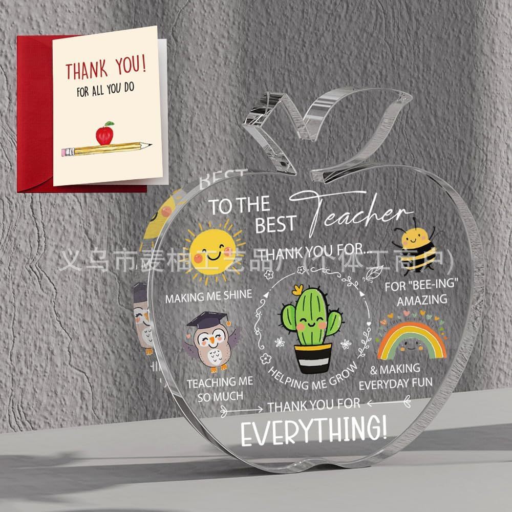 Acrylic Plak Teacher's Day