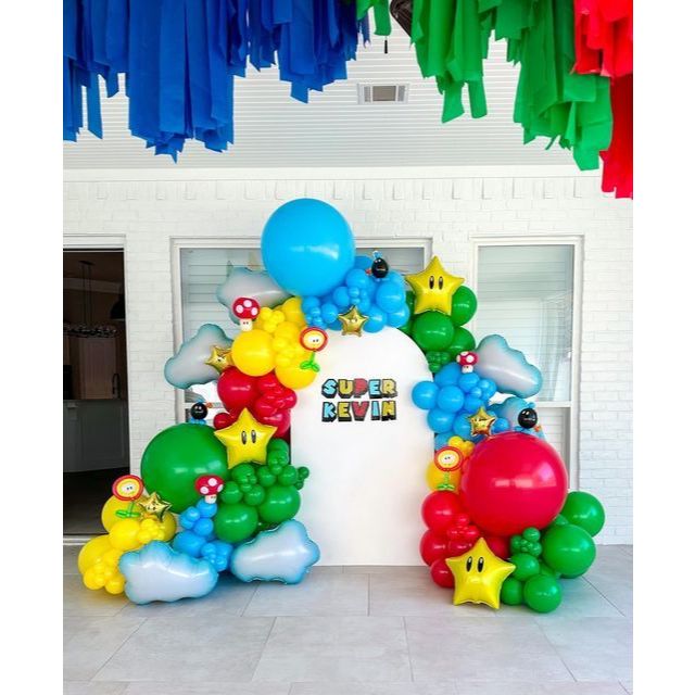 Mario Luigi Gaming Balloons