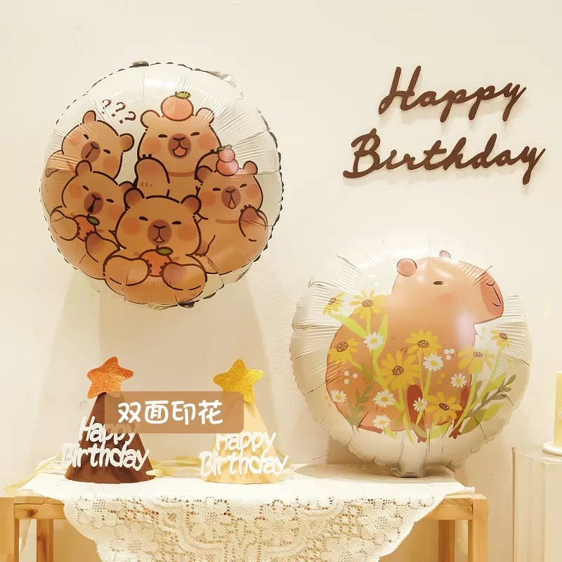 Capybara Foil Balloon