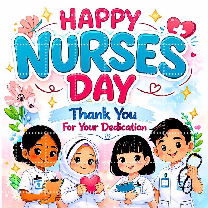 Nurses Day Hari Jururawat Badge Magnet
