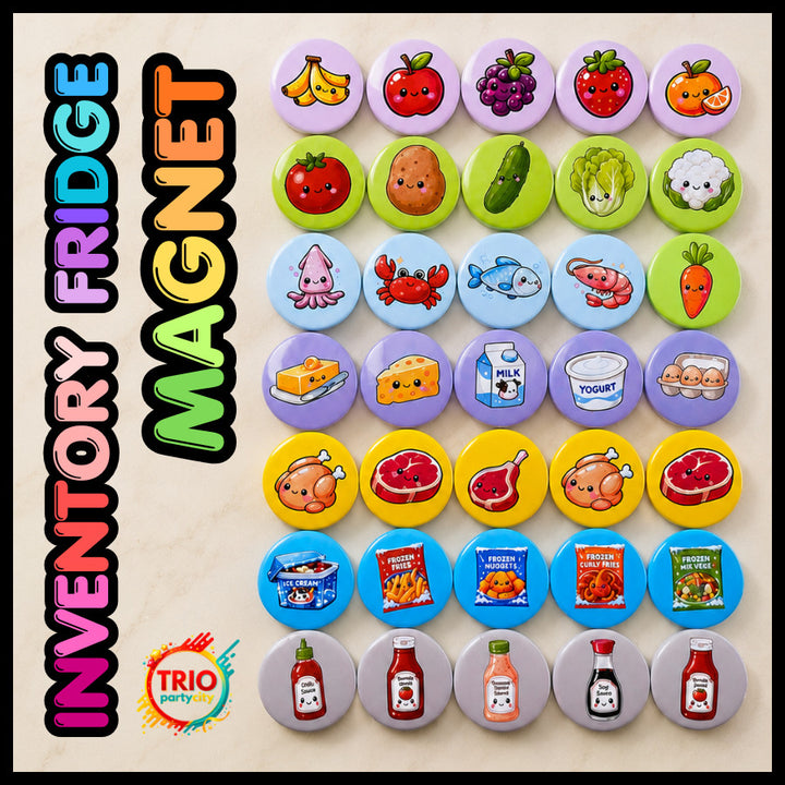 Fridge Inventory Magnet