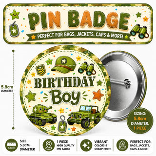 1pc Pin Badge Army