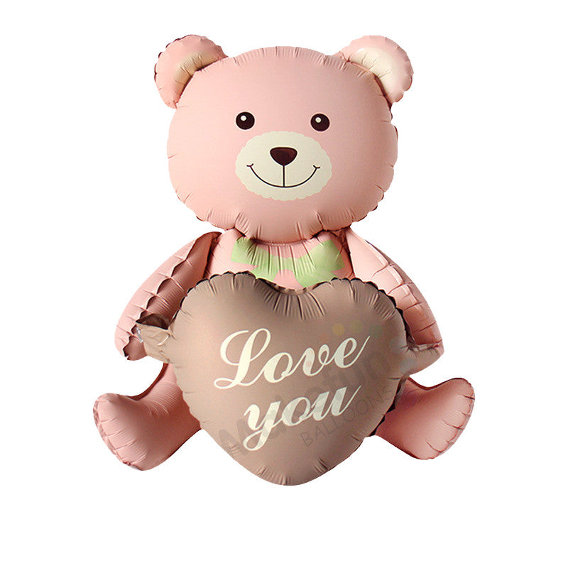 Bear Love Foil Balloon Decoration Party