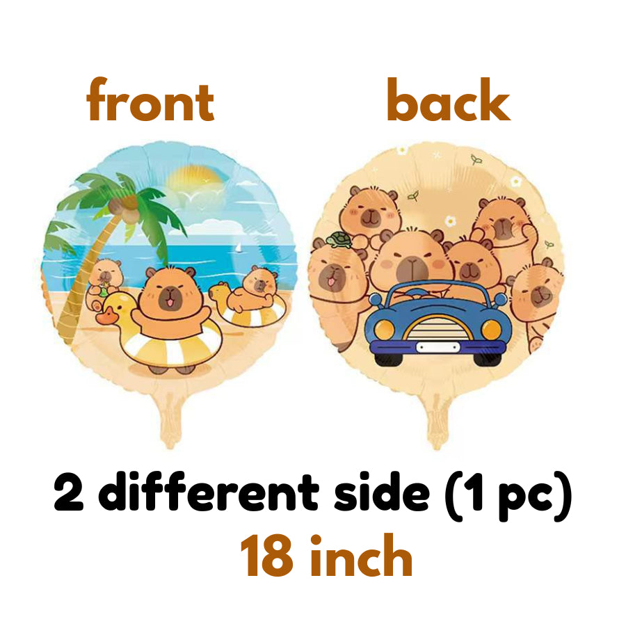 Capybara Foil Balloon