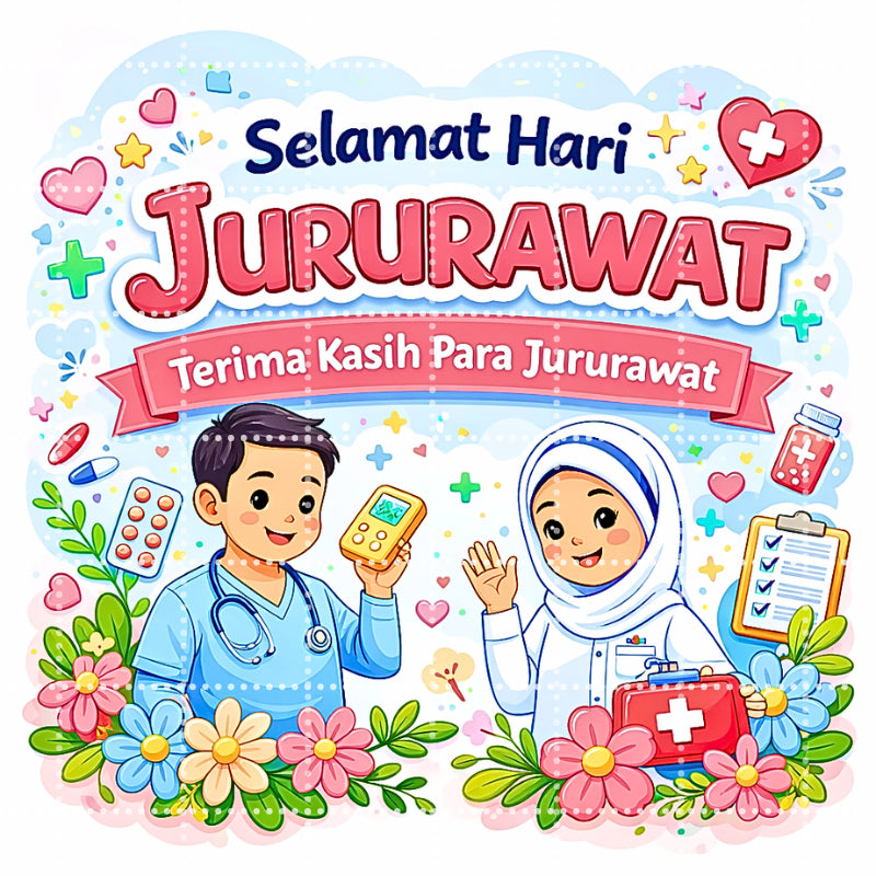 Nurses Day Hari Jururawat Badge Magnet