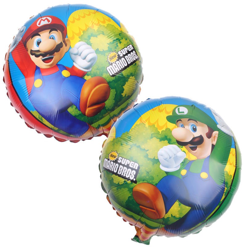 Mario Luigi Gaming Balloons