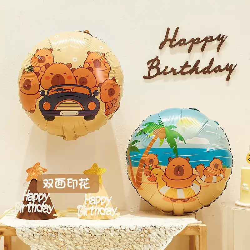 Capybara Foil Balloon