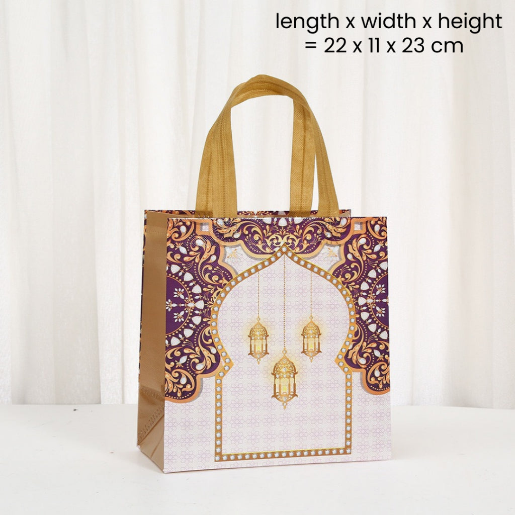 Non Woven Bag Gold Islamic Design