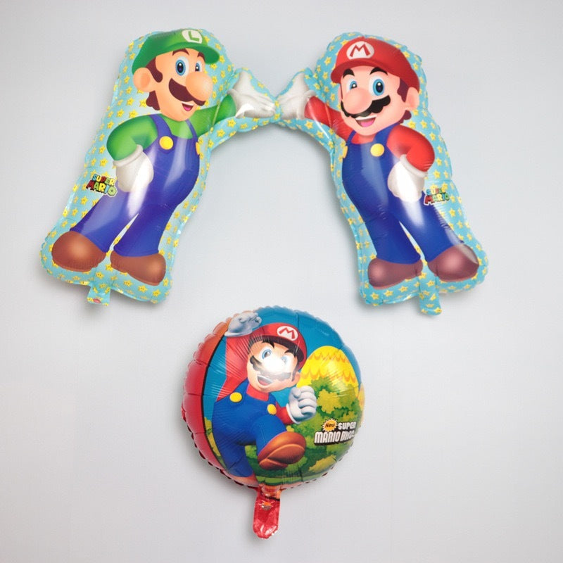 Mario Luigi Gaming Balloons