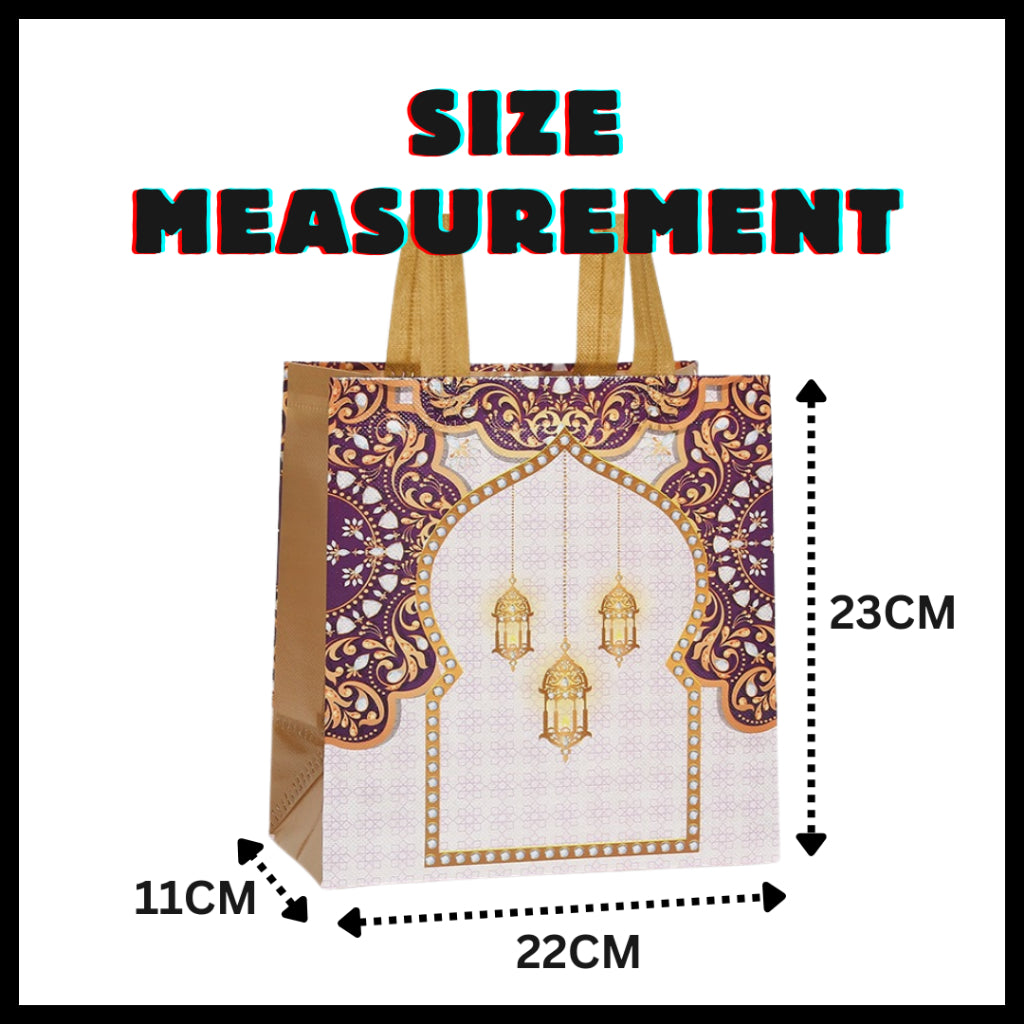 Non Woven Bag Gold Islamic Design