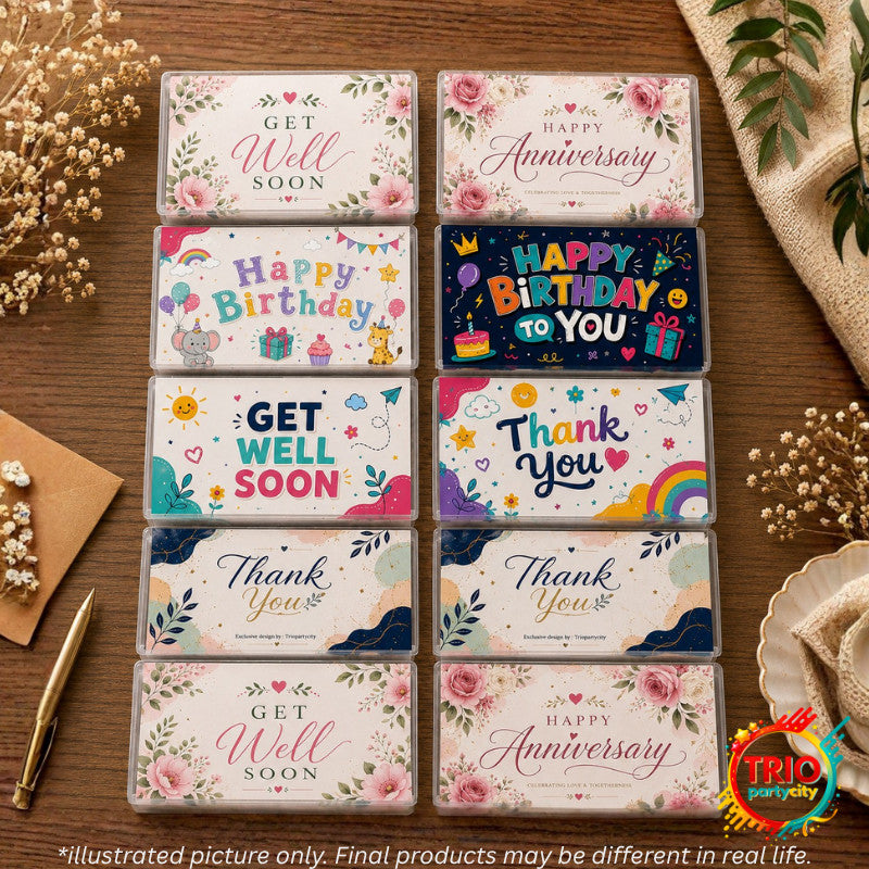 100 pcs/box Wish Card