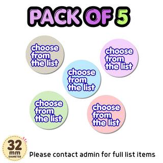 Pack of 5 pcs