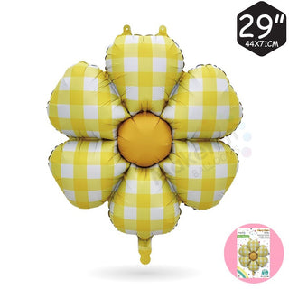 Plaid Daisy Yellow