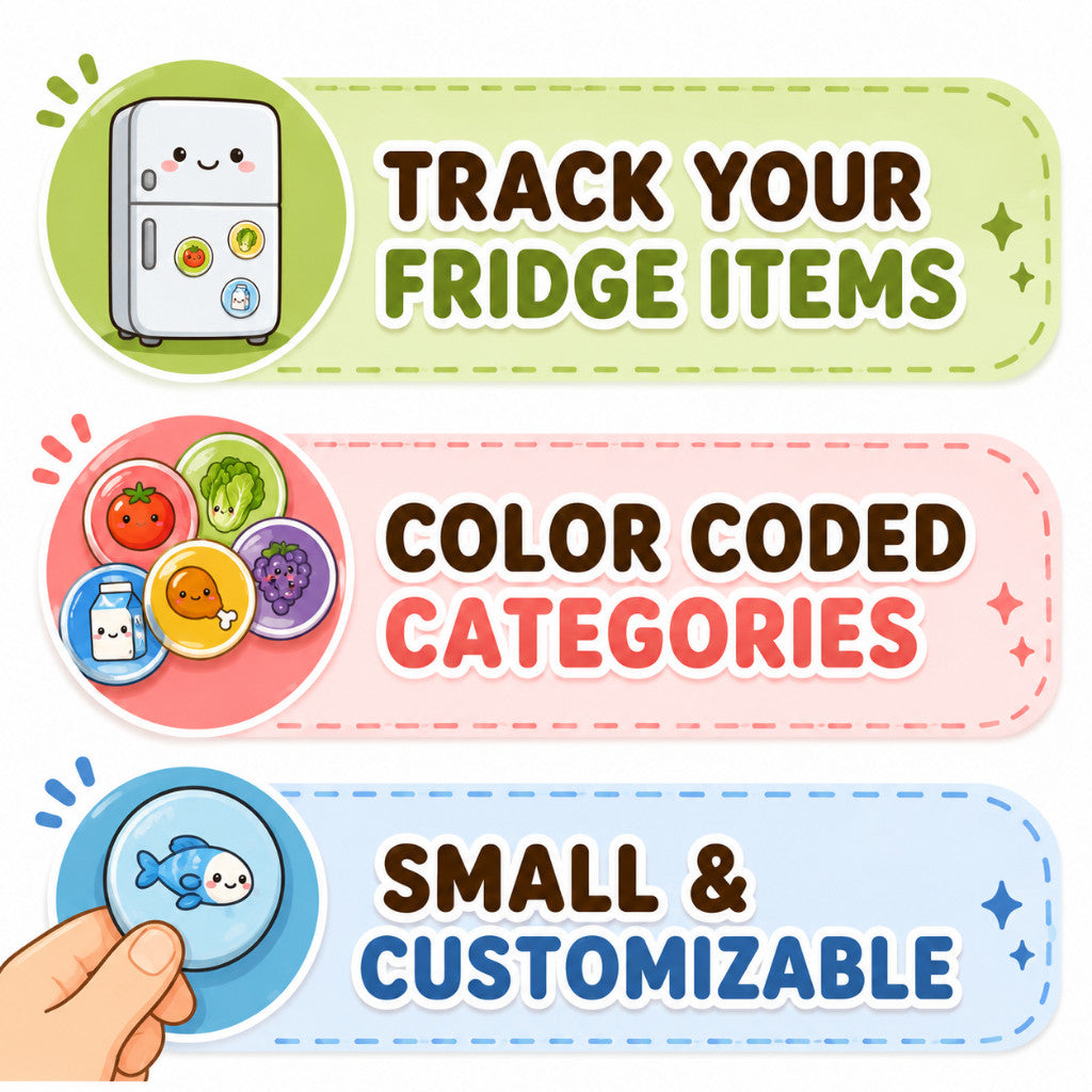 Fridge Inventory Magnet