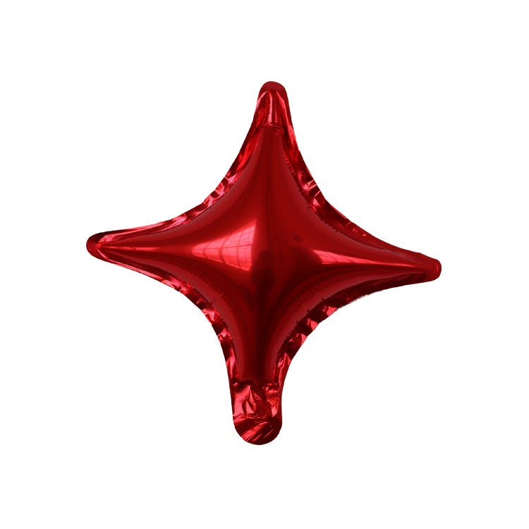 10/ 26 Inch 4 Pointed Star Foil Balloons