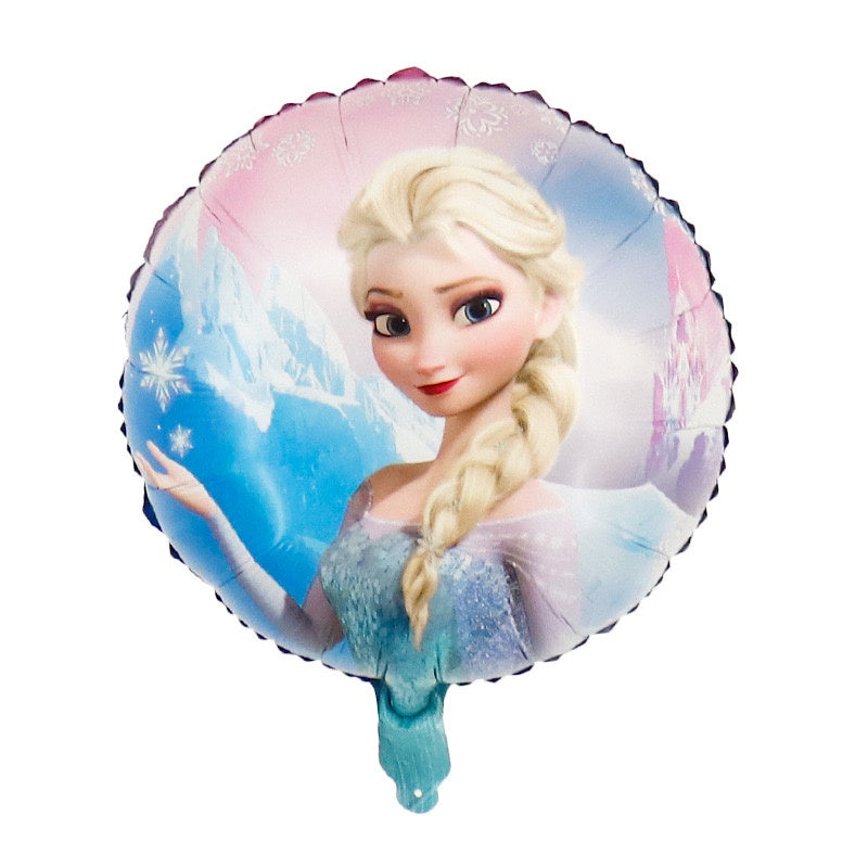 Frozen Theme Elsa Anna Princess Foil Balloons