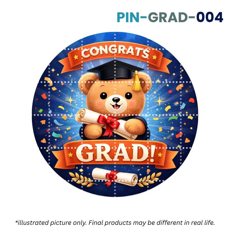 Magnet / Pin Graduation Theme