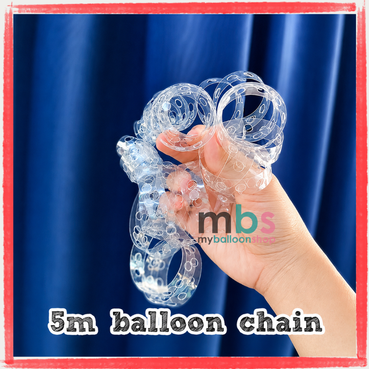 5m Balloon Chain 2 Holes